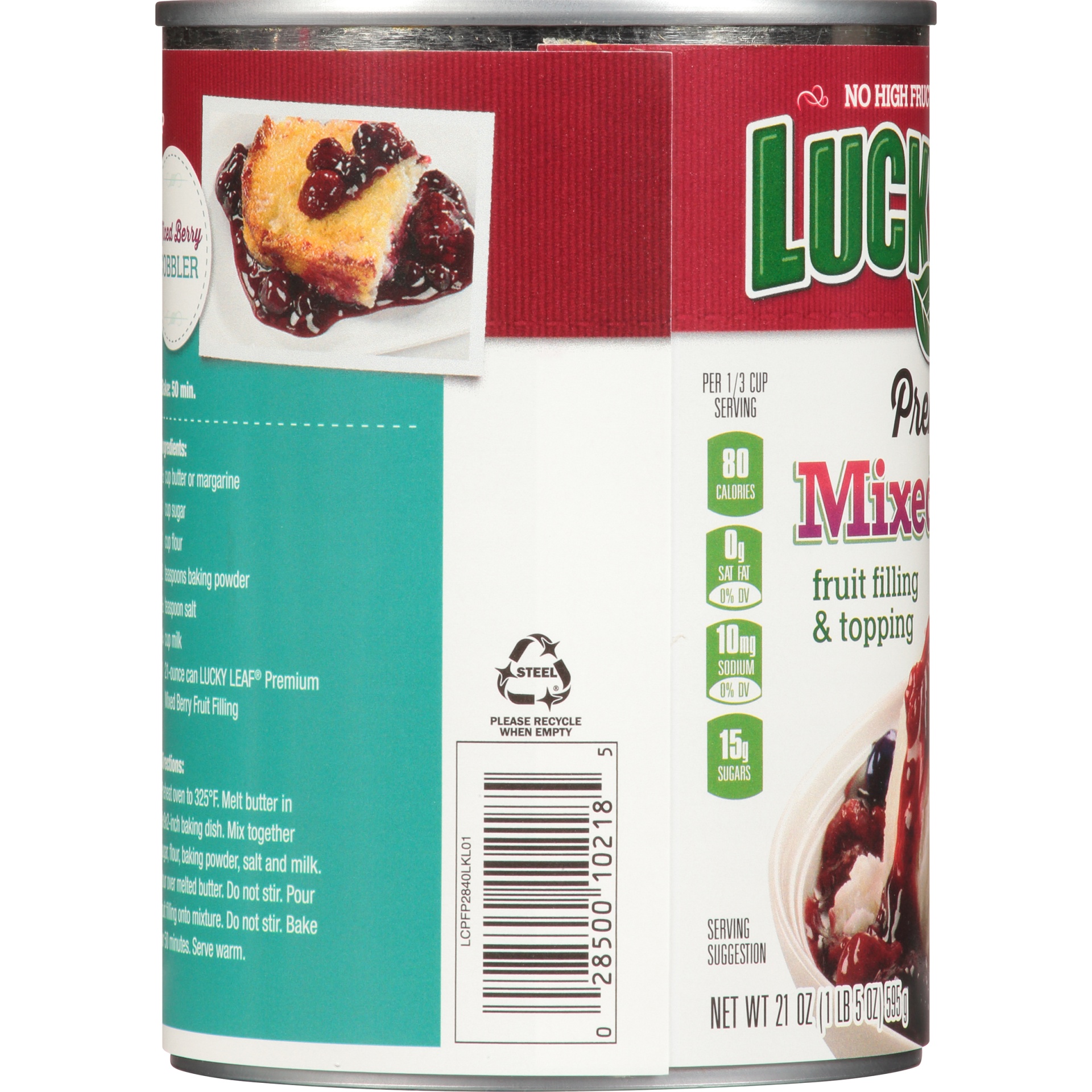 Lucky Leaf Premium Mixed Berry Pie Filling 21 oz Shipt