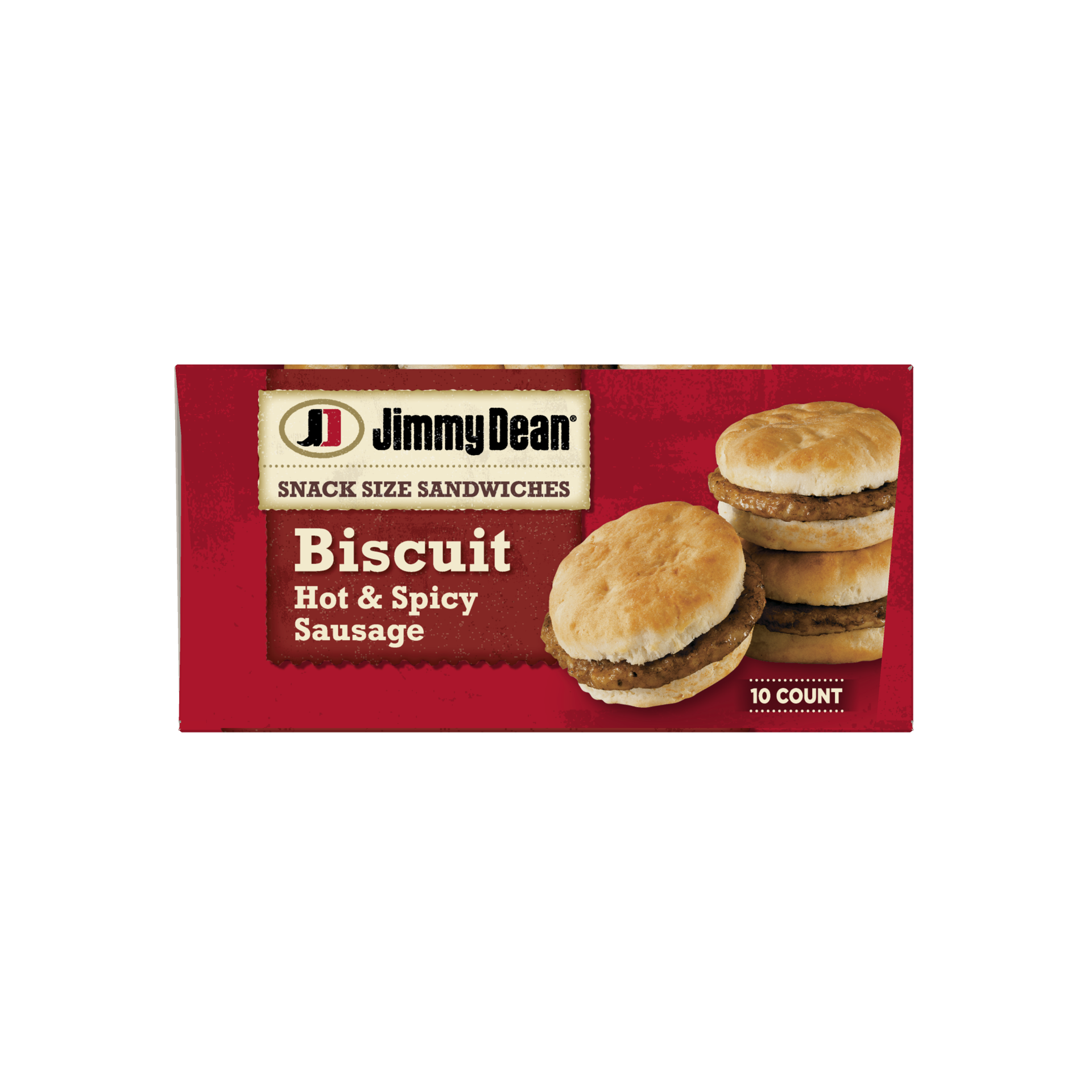 slide 8 of 10, Jimmy Dean Hot & Spicy Sausage Biscuit, 481.94 g