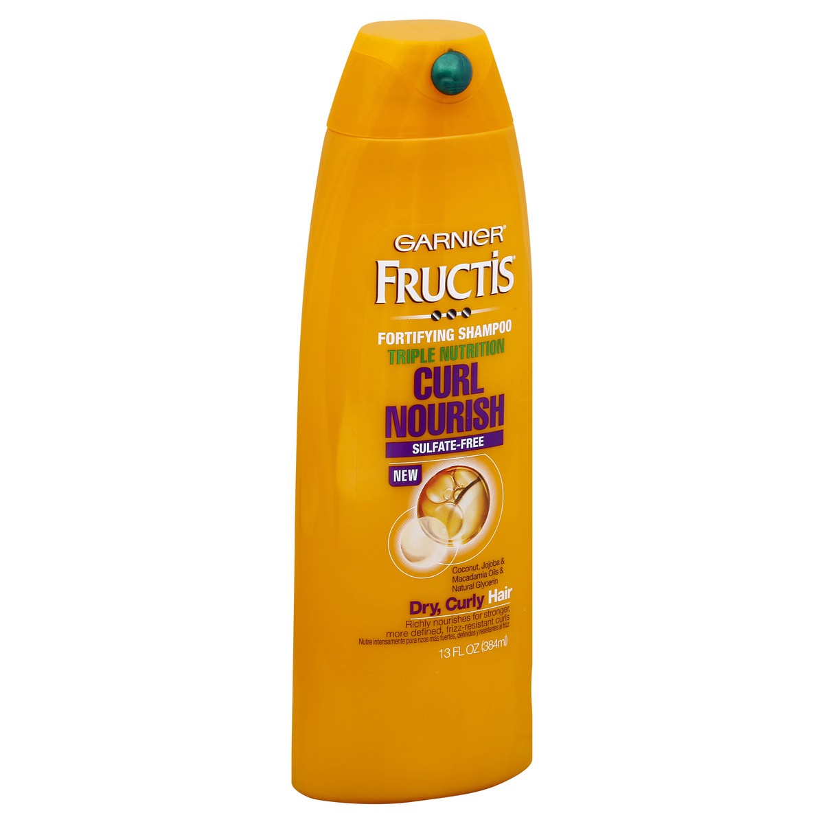 slide 2 of 3, Garnier Fortifying Curl Nourish Shampoo, 13 oz