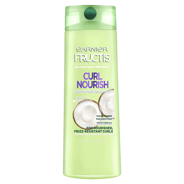 slide 1 of 1, Garnier Fortifying Curl Nourish Shampoo, 13 oz
