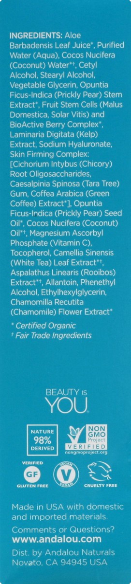 slide 3 of 6, Andalou Naturals Coconut Water Eye Lift Cream, 0.6 oz