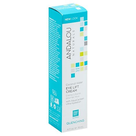 slide 1 of 6, Andalou Naturals Coconut Water Eye Lift Cream, 0.6 oz