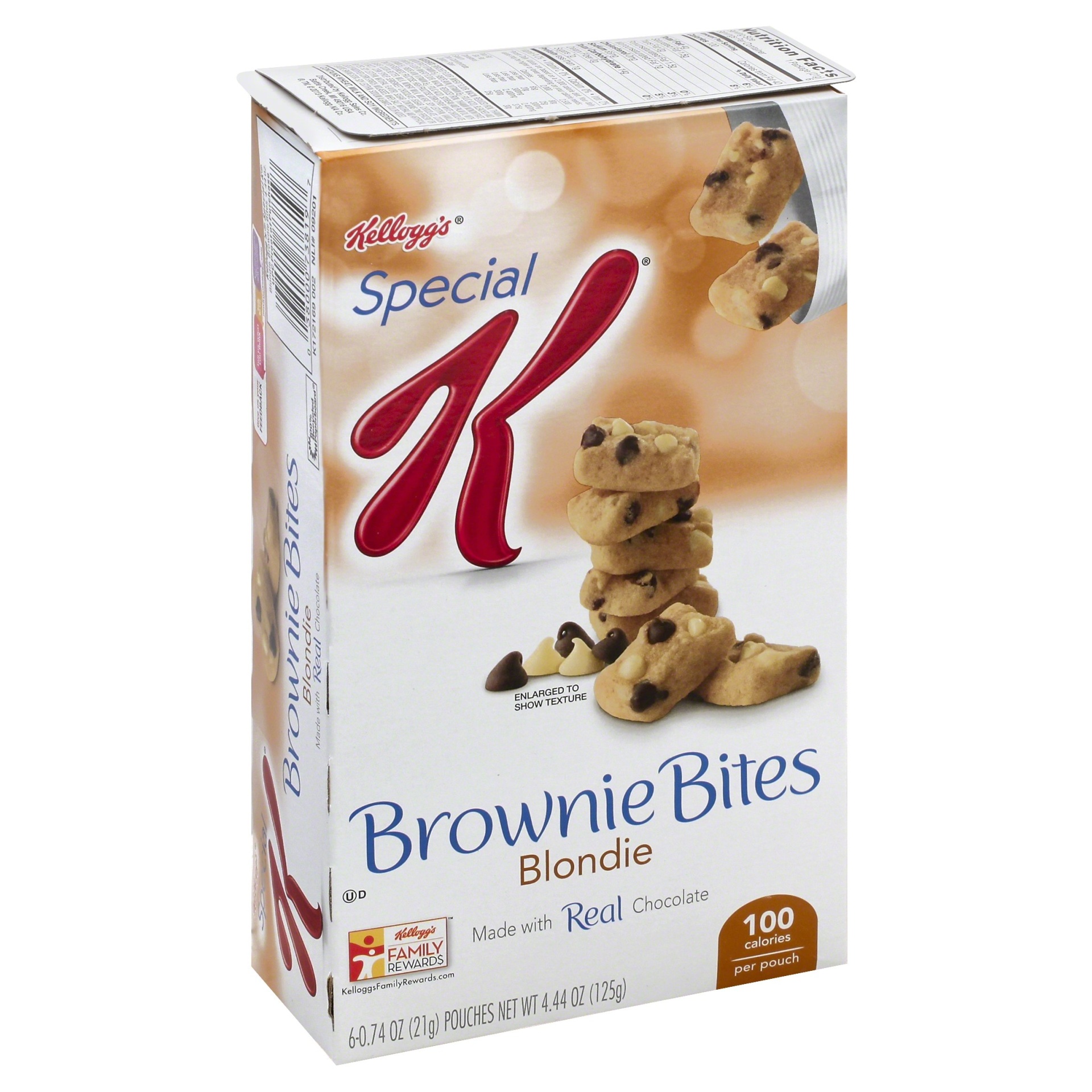 slide 1 of 1, Kellogg's Special K Blondie Mini Brownies, 6 ct; 0.74 oz