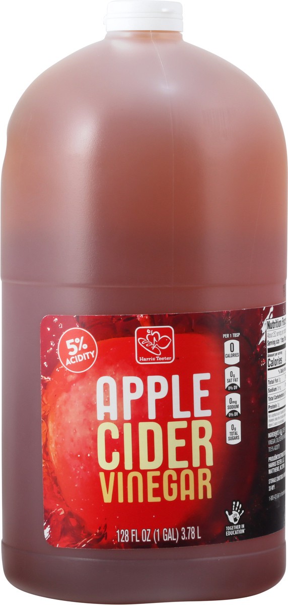 slide 1 of 13, Harris Teeter Apple Cider Vinegar, 128 oz