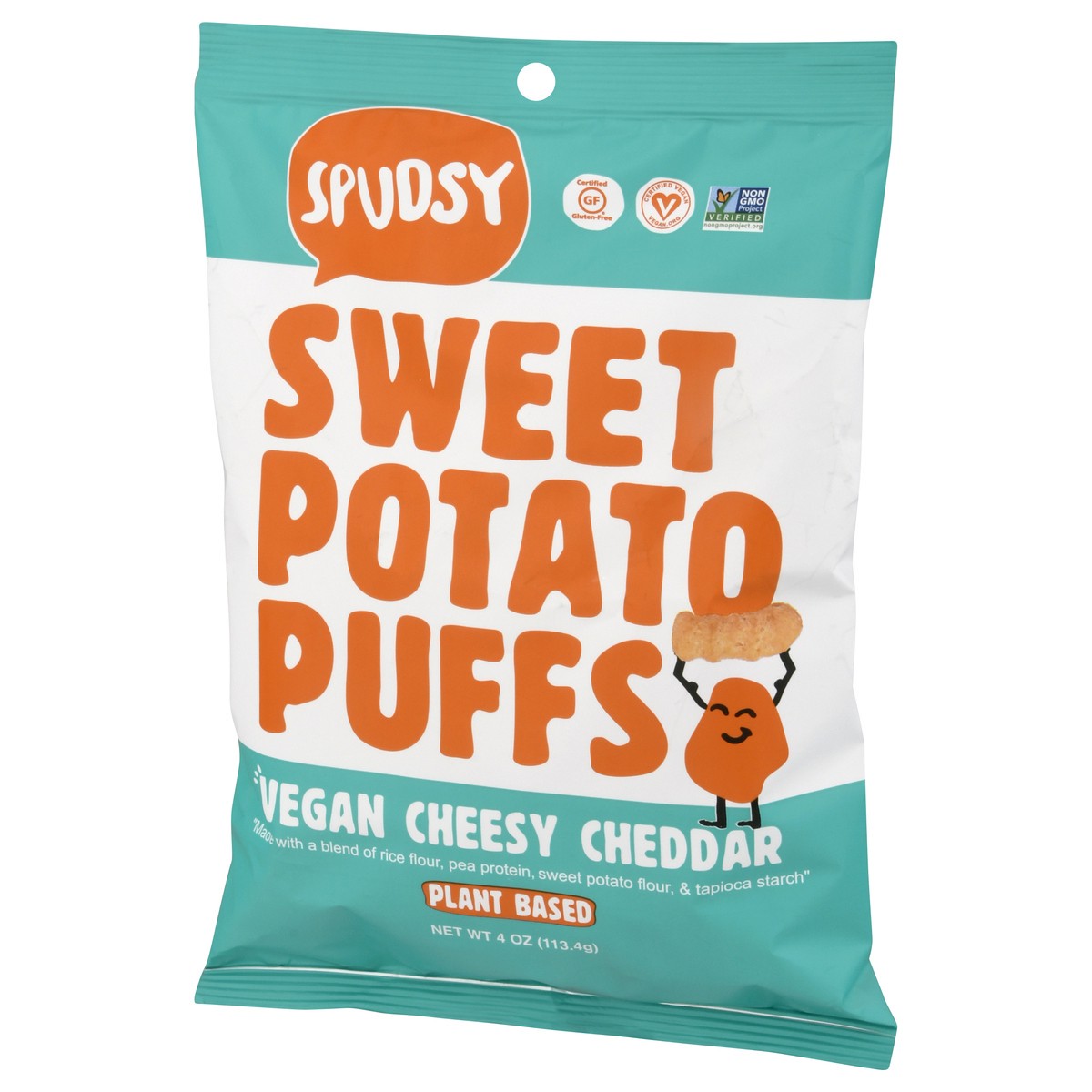 slide 6 of 9, Spudsy Cheesy Cheddar Sweet Potato Puffs 4 oz, 4 oz