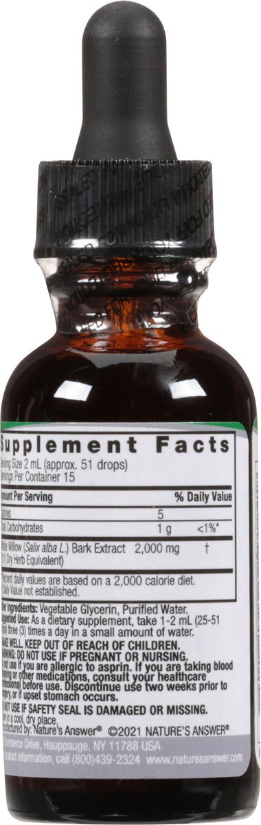 slide 8 of 14, Nature's Answer White Willow Extract AF 1floz, 1 fl oz