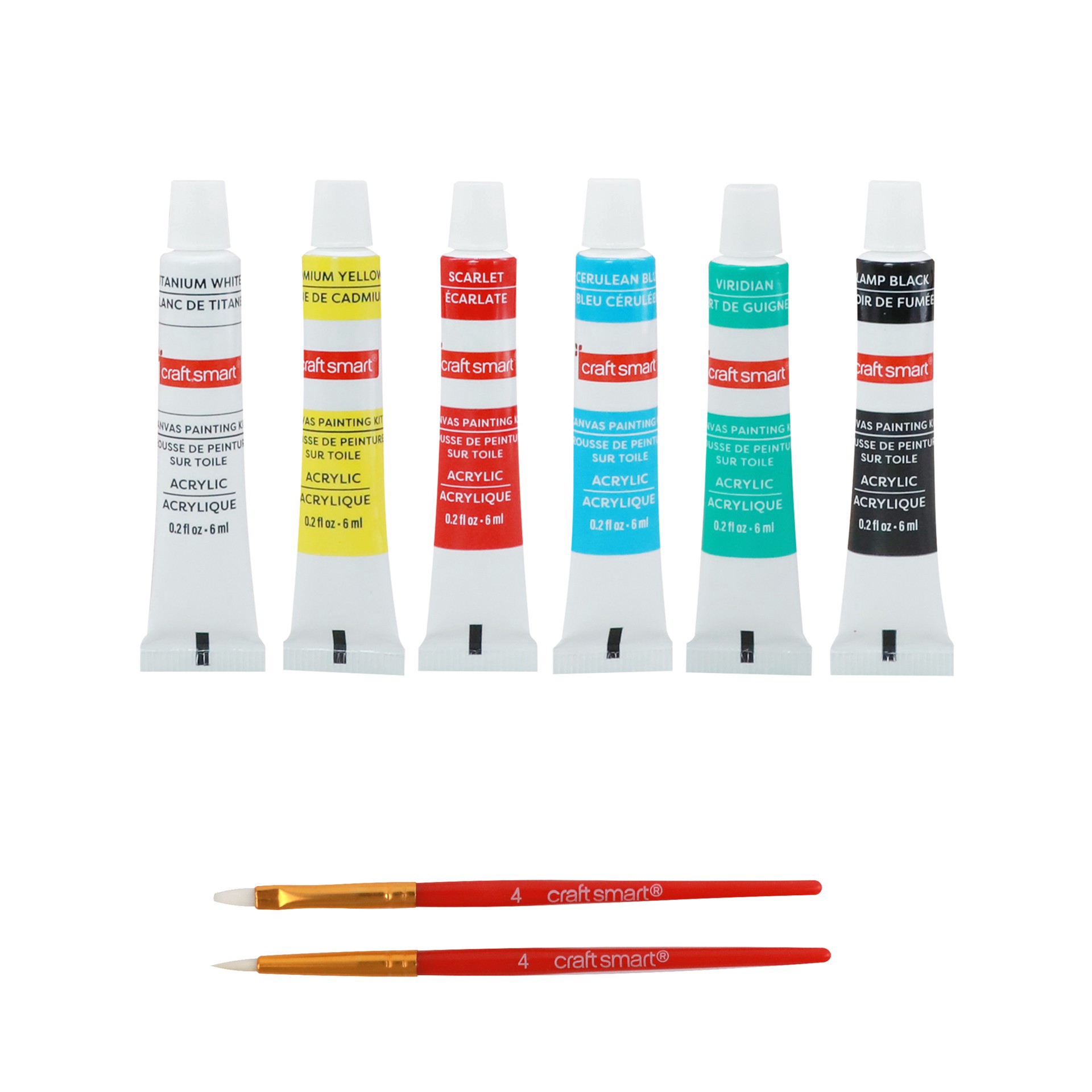 slide 7 of 8, 4" X 4" Moths Canvas Painting Kit By Craft Smart, 4 in x 4 in