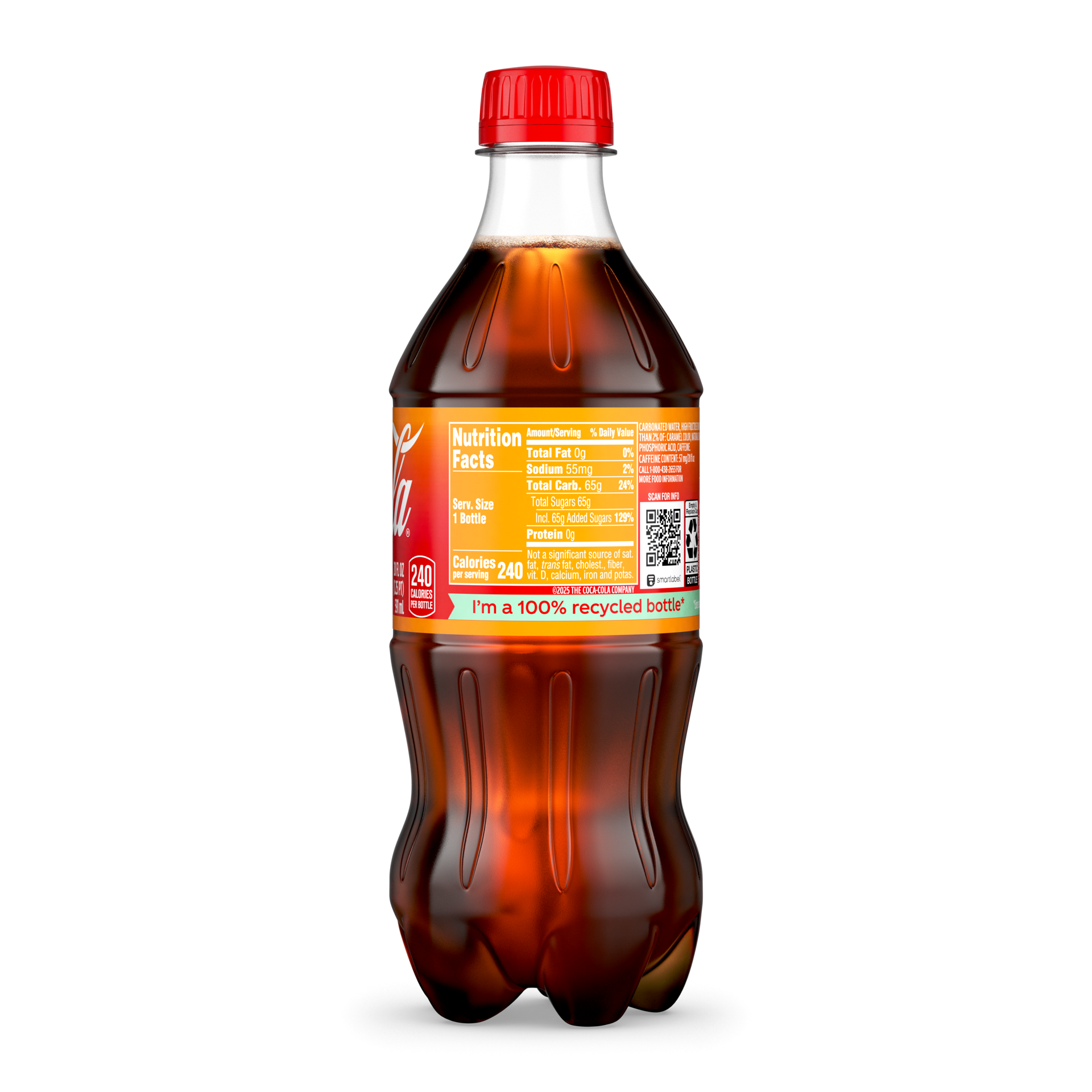 slide 5 of 5, Coca-Cola Orange Cream Bottle, 20 fl oz, 20 fl oz
