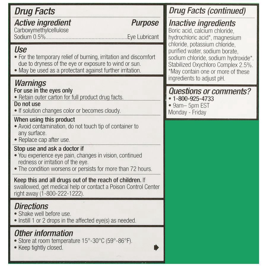 slide 3 of 5, Walgreens Lubricant Eye Drops, 2 ct 0.5 oz