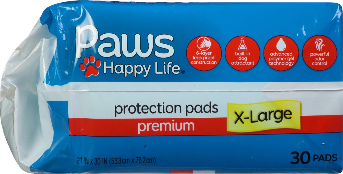 slide 9 of 9, Paws Happy Life X-Large Protection Pads 30 ea, 30 ct