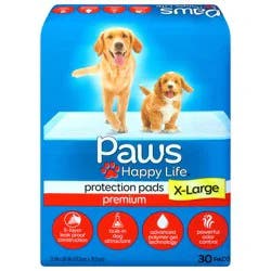 Paws Happy Life X-Large Protection Pads 30 ea