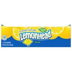 Lemonhead Lemon Candy 24 - 0.8 oz Boxes