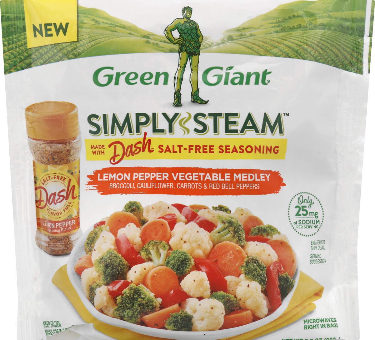 slide 5 of 13, Green Giant Simply Steam Lemon Pepper Vegetable Medley 9.5 oz, 9.5 oz