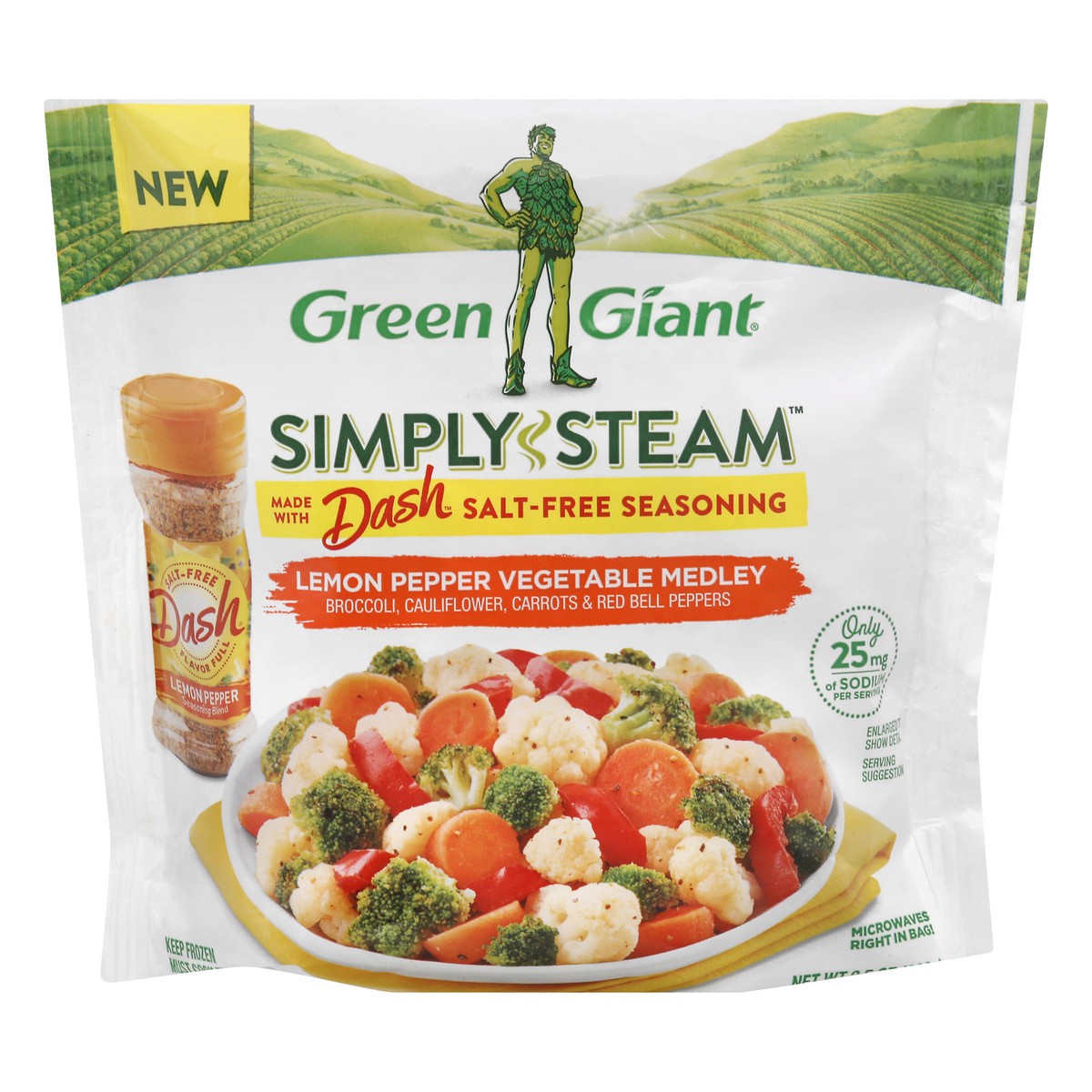 slide 2 of 13, Green Giant Simply Steam Lemon Pepper Vegetable Medley 9.5 oz, 9.5 oz