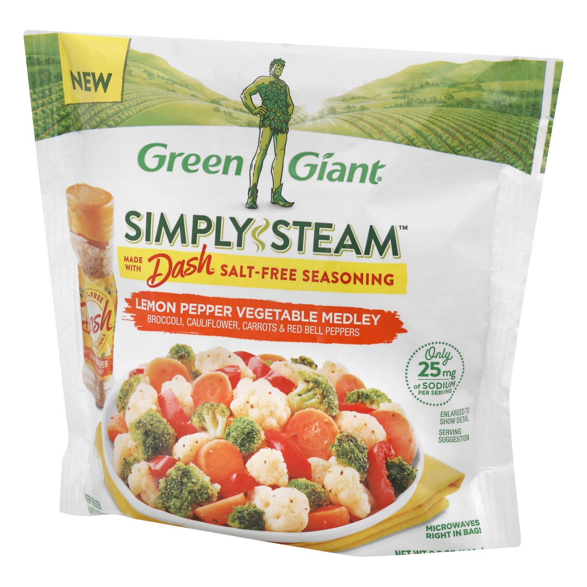 slide 10 of 13, Green Giant Simply Steam Lemon Pepper Vegetable Medley 9.5 oz, 9.5 oz