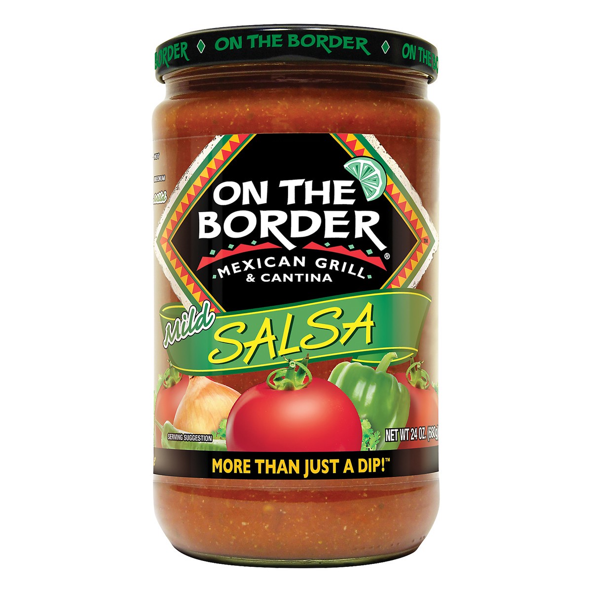 slide 1 of 10, On The Border Mild Salsa 24 oz, 24 oz