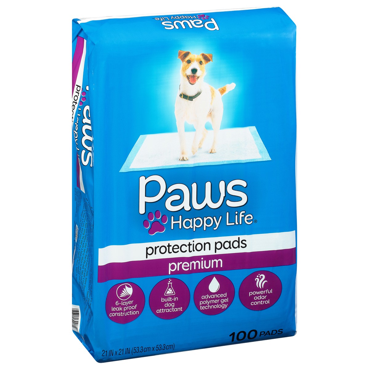 slide 2 of 9, Paws Happy Life Protection Pads 100 ea, 100 ct