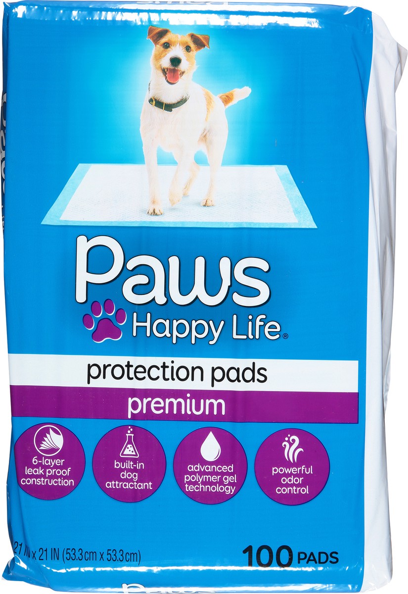 slide 3 of 9, Paws Happy Life Protection Pads 100 ea, 100 ct