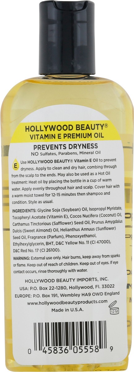 slide 11 of 11, Hollywood Beauty Vitamin E Premium Oil 8 fl oz, 8 fl oz