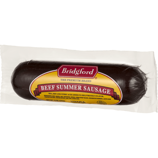 slide 2 of 9, Bridgford Beef Summer Sausage, 7 oz