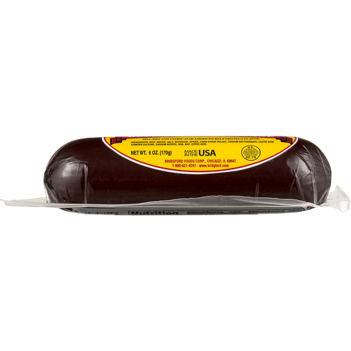 slide 3 of 9, Bridgford Beef Summer Sausage, 7 oz