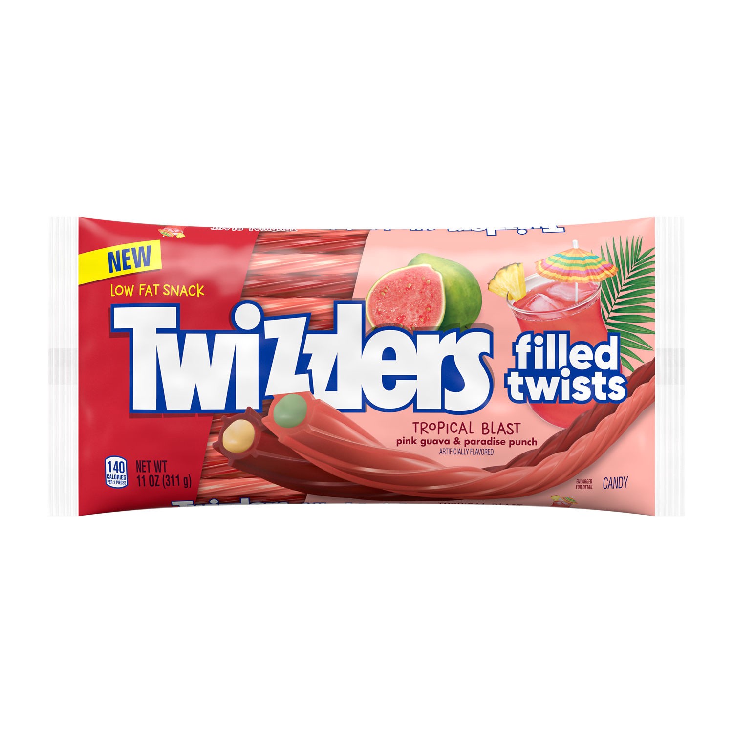 slide 1 of 2, Twizzlers Tropical Blast, 11 oz