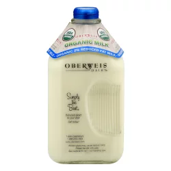 Oberweis Organic 2% Reduced Fat Milk - 64 oz