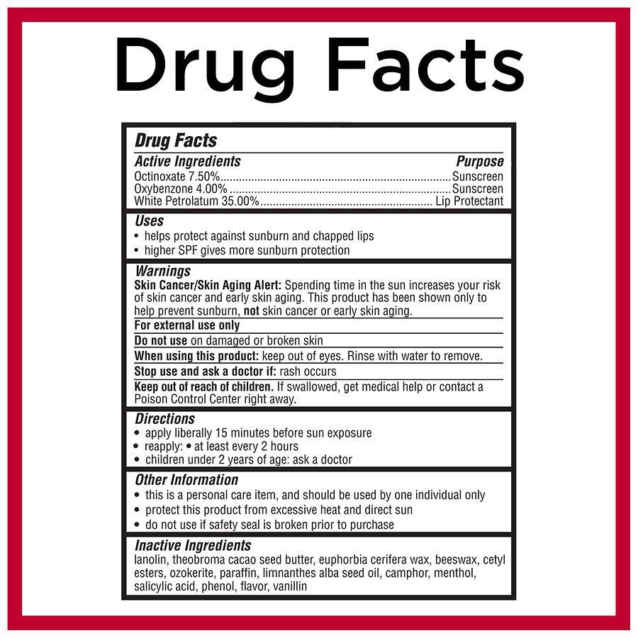 slide 4 of 5, Carmex SPF 15 Medicated Lip Balm Sticks, Moisturizer for Dry, Chapped Lips, 4 ct; 0.15 oz