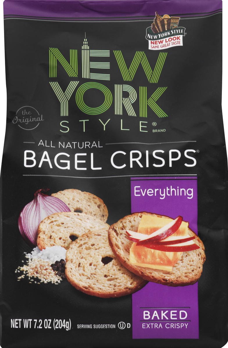 slide 1 of 5, New York Style Bagel Crisps 7.2 oz, 7.2 oz