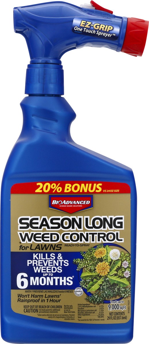 slide 1 of 12, Bioadvanced Season Long Weed Control 29 oz, 29 oz