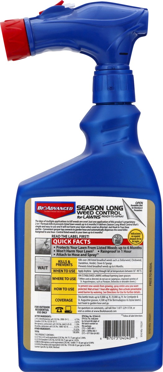 slide 3 of 12, Bioadvanced Season Long Weed Control 29 oz, 29 oz