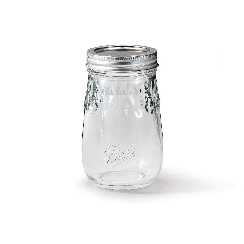 slide 1 of 6, Ball Flute Jars Regular Mouth Pint, 4 ct; 16 oz