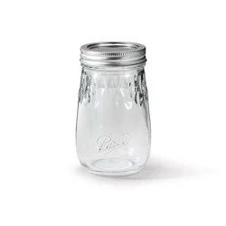 Ball Flute Jars Regular Mouth Pint