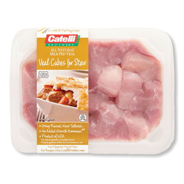 slide 1 of 1, Veal Stew Meat, per lb