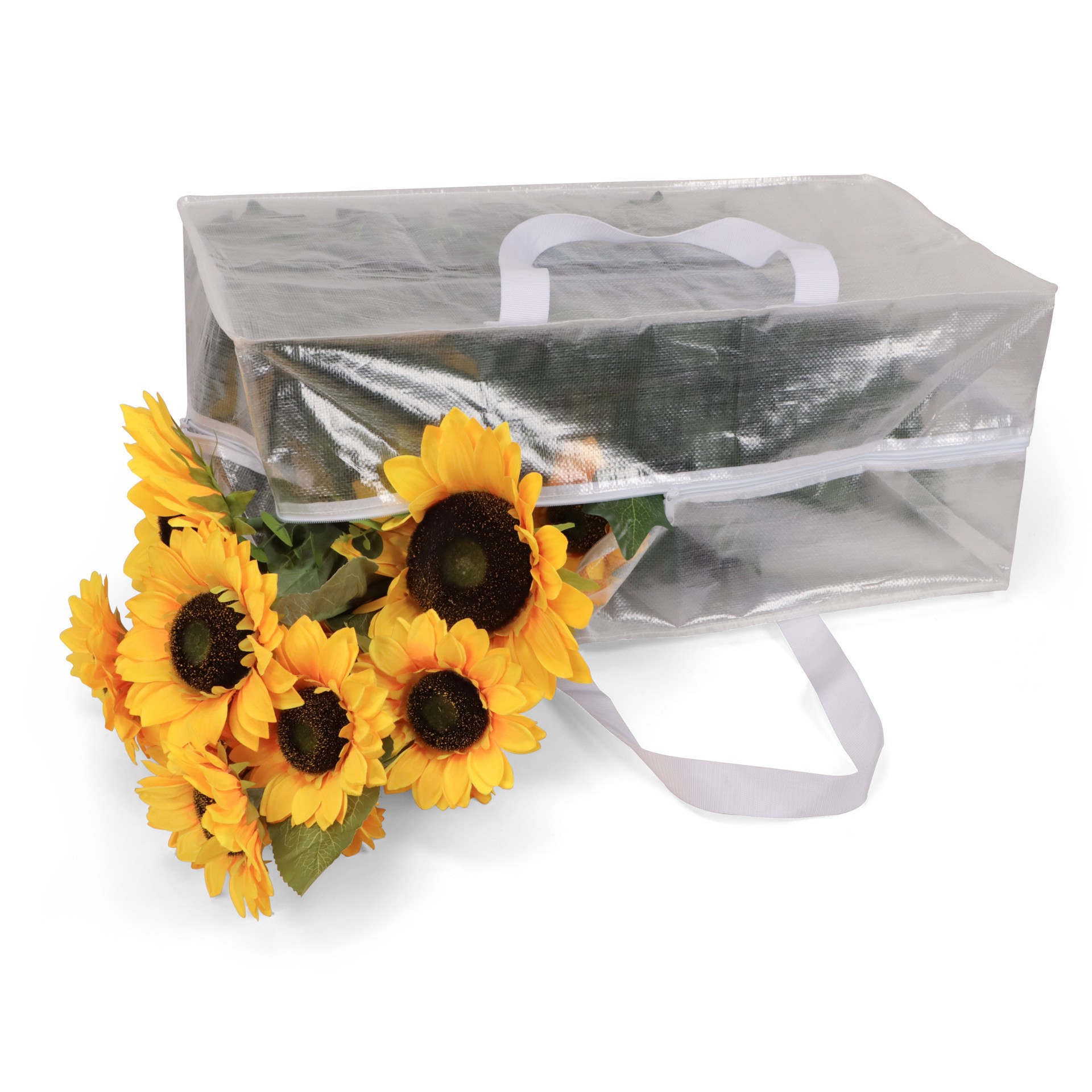 slide 2 of 7, 13" X 29" X 14" White Soft Storage Bag By Simply Tidy, 13 in x 29 in