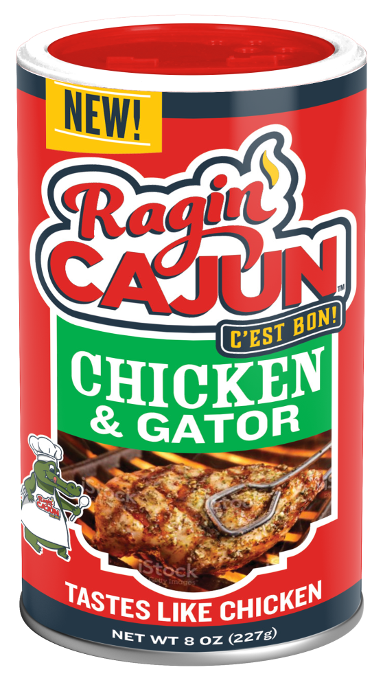 slide 1 of 1, Ragin' Cajun Chicken & Gator Seasoning, 8 oz