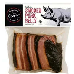 One90 Smoked Meats Fully Cooked Smoked Pork Belly