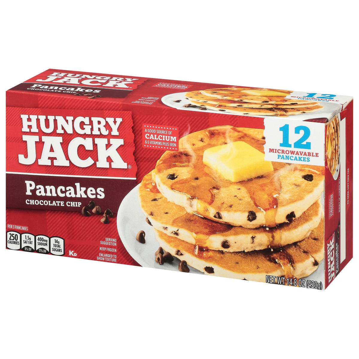 slide 3 of 9, Hungry Jack Chocolate Chip Pancakes 12 ea, 12 ct
