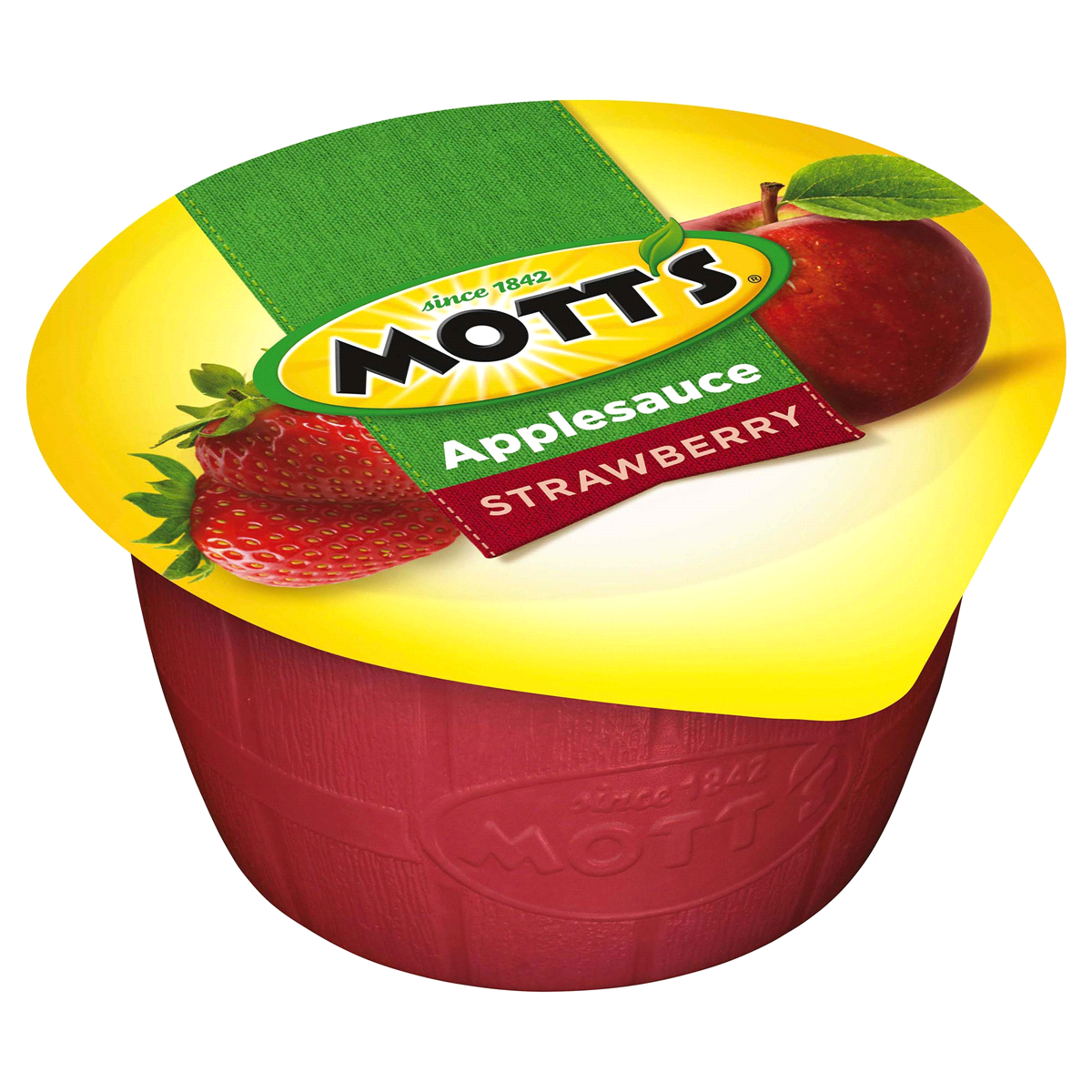 slide 19 of 21, Mott's Applesauce Strawberry Cups, 6 ct; 4 oz
