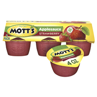 slide 7 of 21, Mott's Applesauce Strawberry Cups, 6 ct; 4 oz