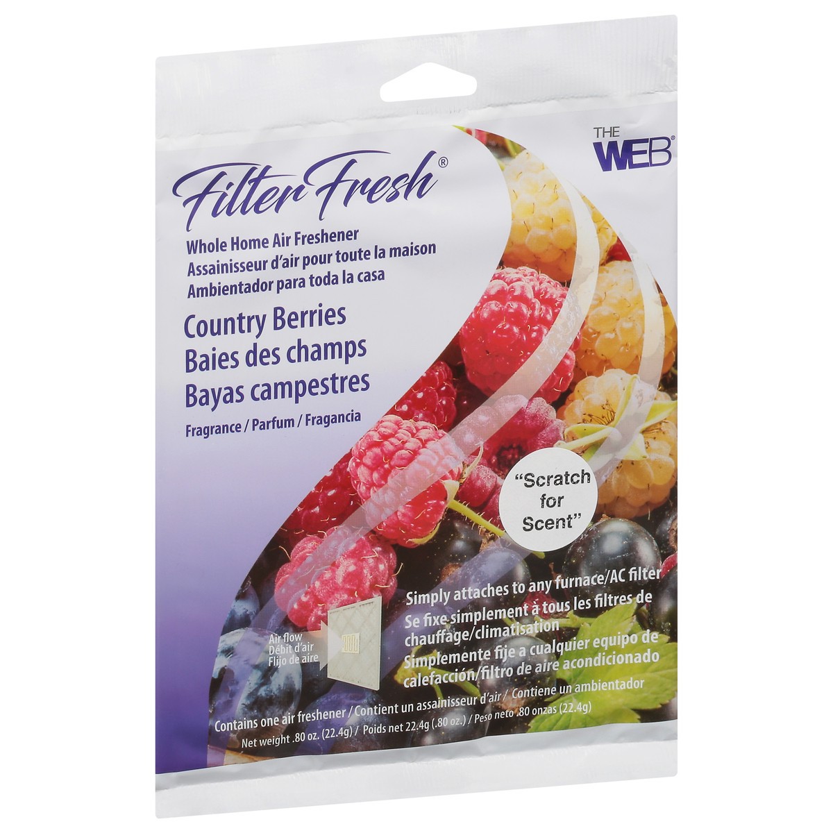 slide 2 of 9, Filter Fresh Whole Home Country Berries Air Freshener 0.80 oz, 0.8 oz