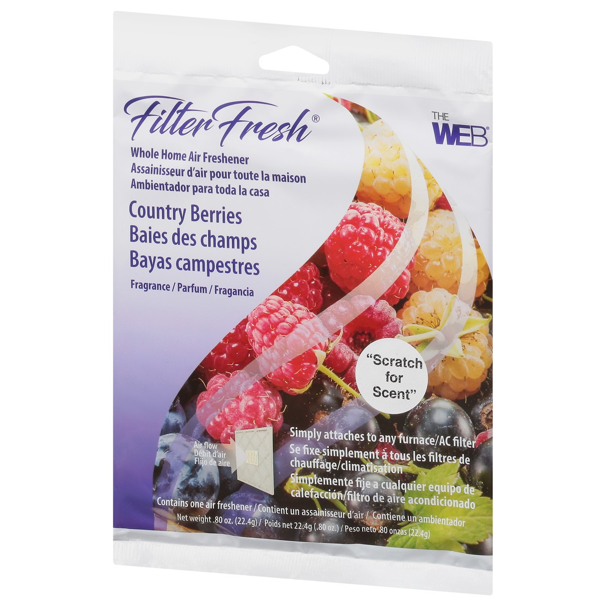 slide 3 of 9, Filter Fresh Whole Home Country Berries Air Freshener 0.80 oz, 0.8 oz