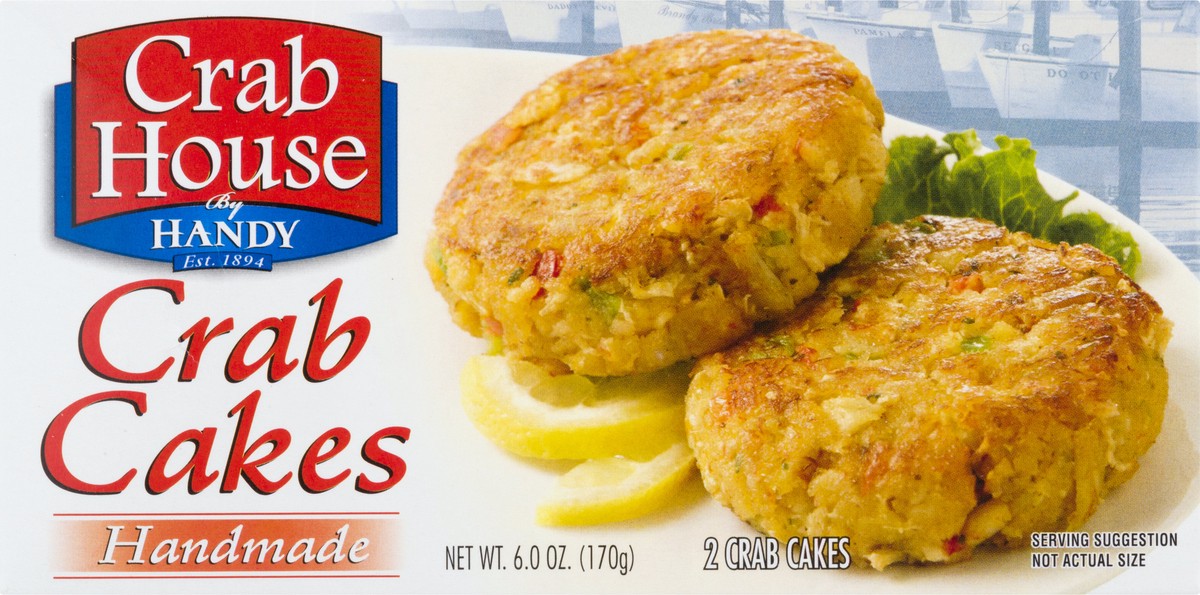slide 5 of 9, Crab House By Handy Crab Hse Crab Cakes, 6 oz