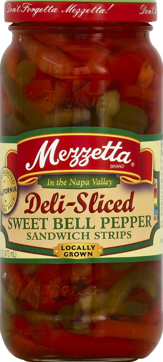 slide 2 of 2, Mezzetta Express - Deli-Sliced Sweet Bell Pepper, 16 oz