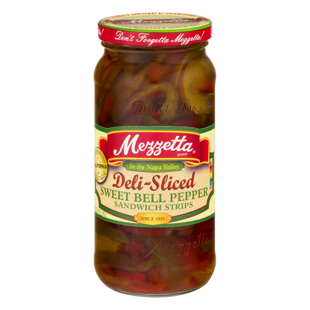 slide 1 of 1, Mezzetta Express - Deli-Sliced Sweet Bell Pepper, 16 oz