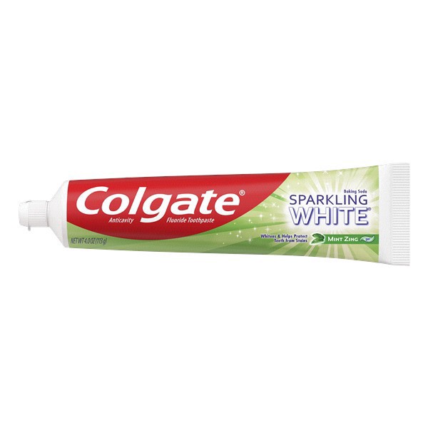 slide 16 of 17, Colgate Sparkling White Mint Zing Toothpaste, 4 oz