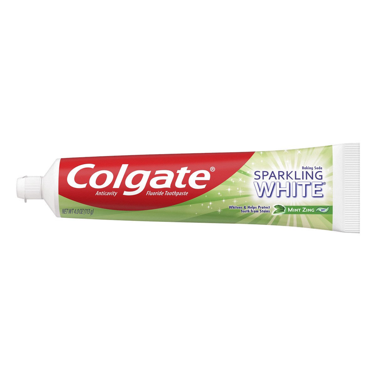 slide 17 of 17, Colgate Sparkling White Mint Zing Toothpaste, 4 oz