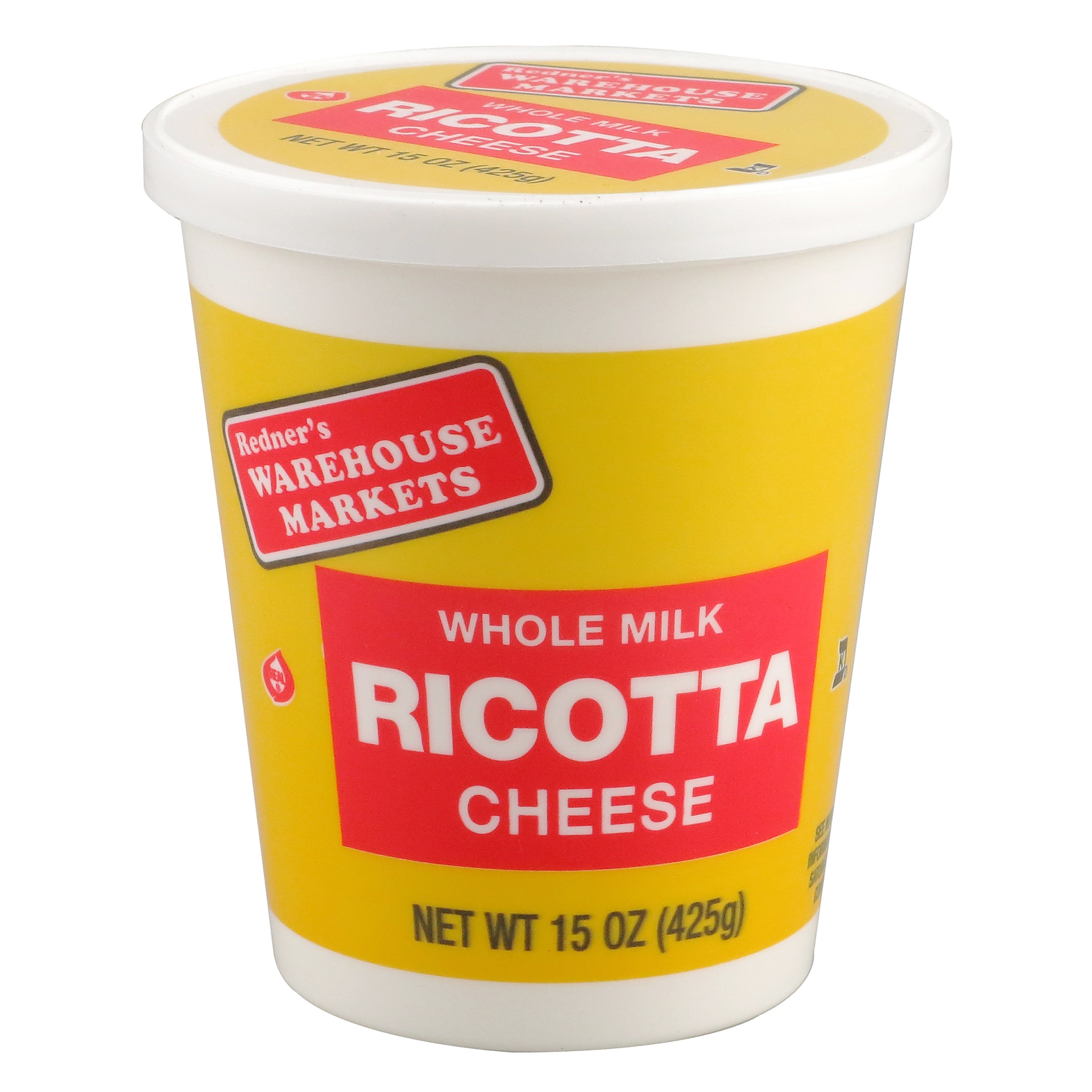 slide 1 of 1, Redner's Whole Milk Ricotta, 15 oz