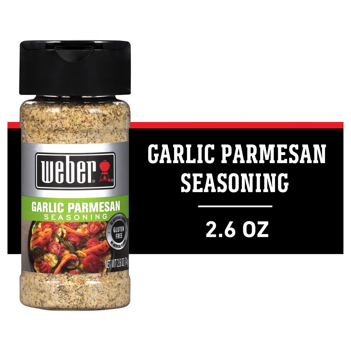 slide 1 of 1, Weber Garlic Parmesan Seasoning, 2.6 OZ, 2.6 oz