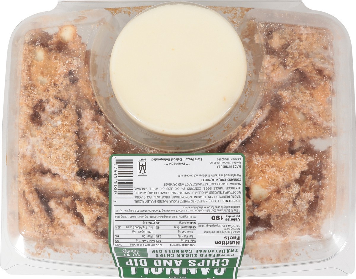 slide 3 of 14, Golden Cannoli Chips and Dip 10 oz, 10 oz